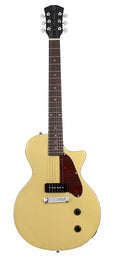 mahogany electric guitar L-style, gold top