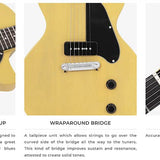 Sire Guitars - L3 P90/gt - Mahogany Electric Guitar L-Style – Gold