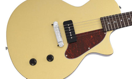 mahogany electric guitar L-style, gold top