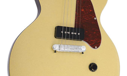 mahogany electric guitar L-style, gold top