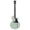 mahogany electric guitar L-style, surf green metallic