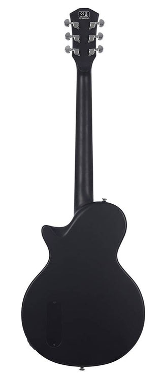 mahogany electric guitar L-style, black satin