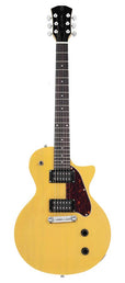 mahogany electric guitar L-style, TV yellow