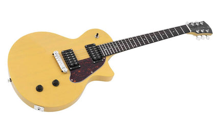 mahogany electric guitar L-style, TV yellow