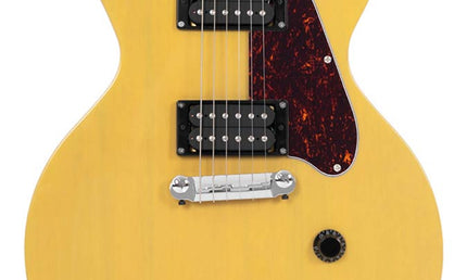 mahogany electric guitar L-style, TV yellow