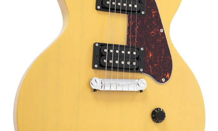 mahogany electric guitar L-style, TV yellow