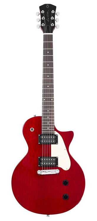 mahogany electric guitar L-style, cherry