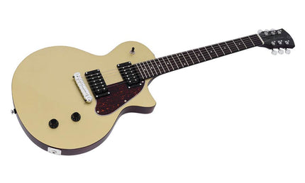 mahogany electric guitar L-style, gold top