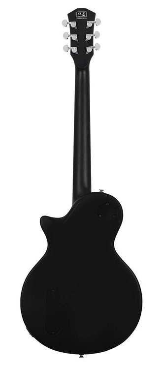 mahogany electric guitar L-style, black satin