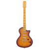 swamp ash + maple electric guitar L-style, tobacco sunburst satin