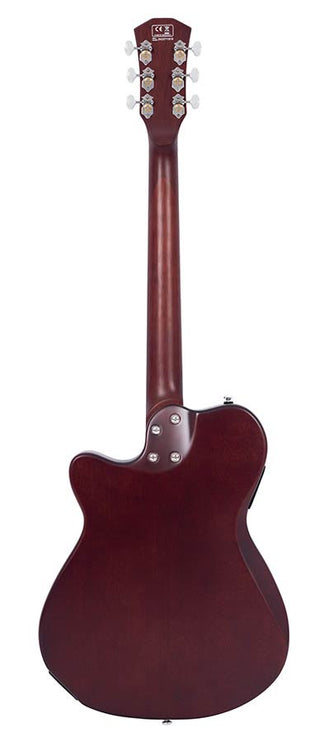 mahogany + spruce electric guitar, tobacco sunburst satin