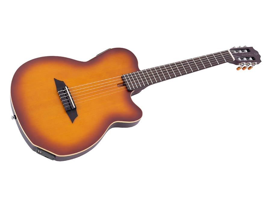 Sire Guitars - G5c/tss - Mahogany + Cedar Nylon String Electric Guitar – Tobacco Sunburst