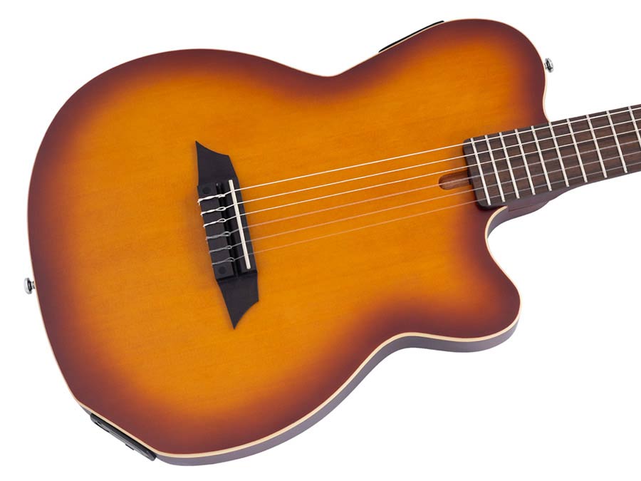 Sire Guitars - G5c/tss - Mahogany + Cedar Nylon String Electric Guitar – Tobacco Sunburst