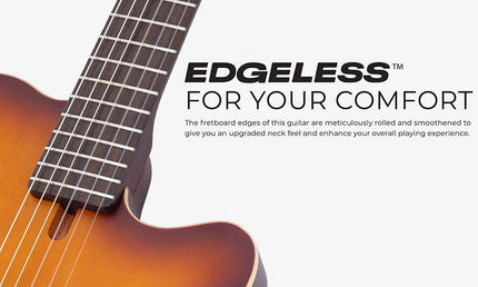 Sire Guitars - G5c/tss - Mahogany + Cedar Nylon String Electric Guitar – Tobacco Sunburst