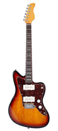 mahogany electric guitar J-style, 3 tone sunburst