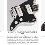 Sire Guitars - J3/sv - Mahogany Electric Guitar J-Style – Silver