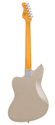 mahogany electric guitar J-style, champagne gold metallic