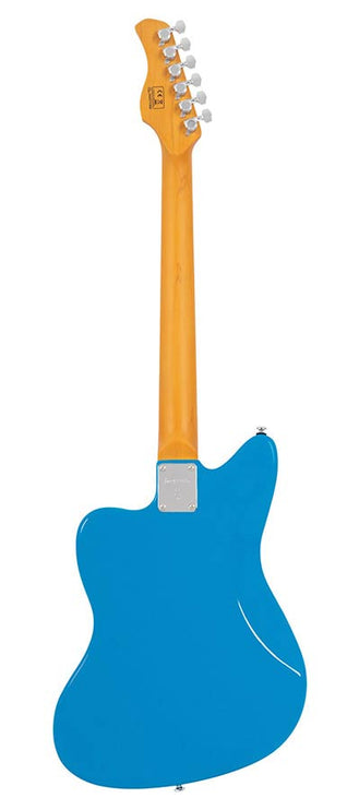 mahogany electric guitar J-style, BLUE