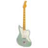 mahogany electric guitar J-style, surf green metallic