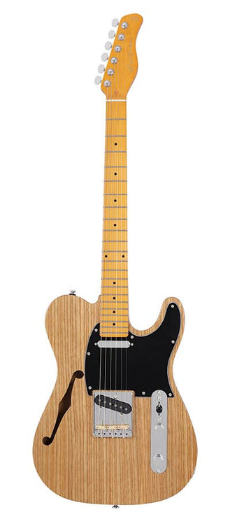 alder + ash chambered electric guitar T-style, natural