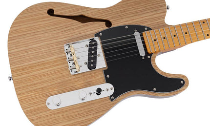 alder + ash chambered electric guitar T-style, natural