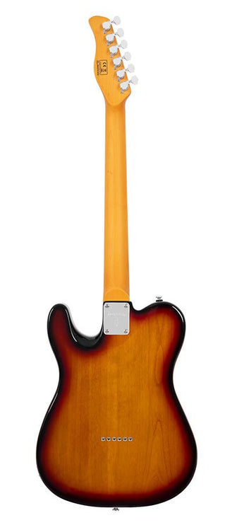 alder + ash chambered electric guitar T-style, 3 tone sunburst