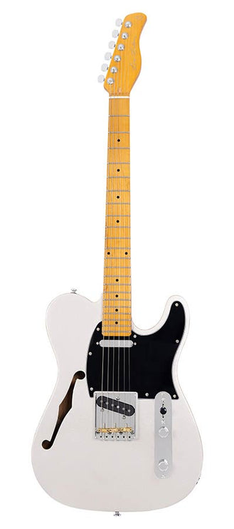 alder + ash chambered electric guitar T-style, silver