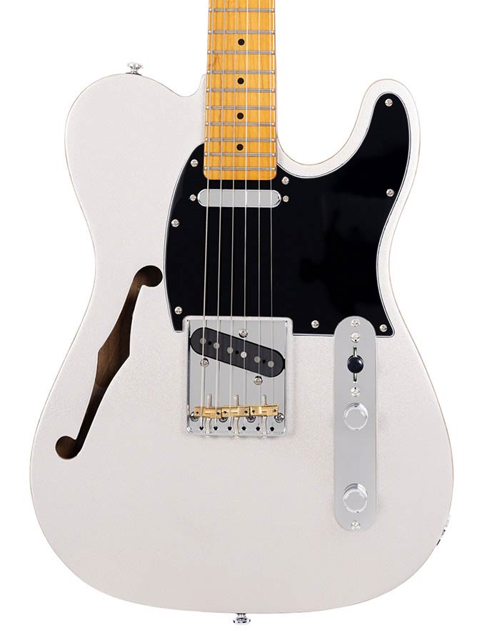 Sire Guitars - T7tv/sv - Alder + Ash Chambered Electric Guitar T-Style – Silver