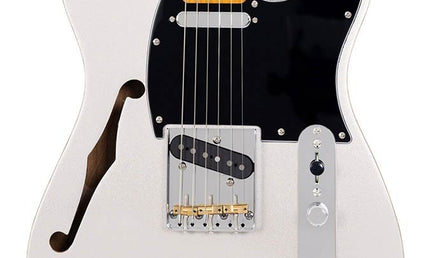 alder + ash chambered electric guitar T-style, silver