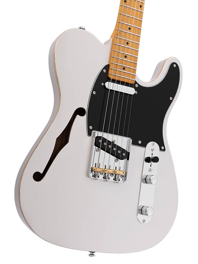 Sire Guitars - T7tv/sv - Alder + Ash Chambered Electric Guitar T-Style – Silver