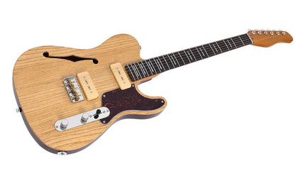 alder + ash chambered electric guitar T-style, natural