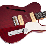 Sire Guitars - T7tm/str - Alder + Ash Chambered Electric Guitar T-Style – Through Red