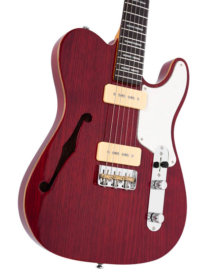Sire Guitars - T7tm/str - Alder + Ash Chambered Electric Guitar T-Style – Through Red