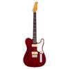 alder + ash chambered electric guitar T-style, see through red