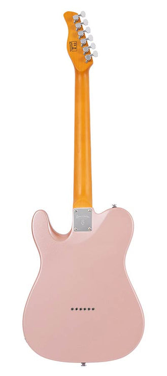 alder + ash chambered electric guitar T-style, rosegold