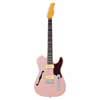 alder + ash chambered electric guitar T-style, rosegold