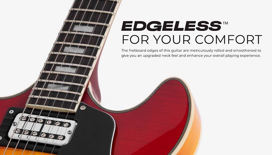 Sire Guitars - H7t/cs - Electric Archtop Guitar with Tremolo – Cherry Sunburst