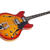 Sire Guitars - H7t/cs - Electric Archtop Guitar with Tremolo – Cherry Sunburst