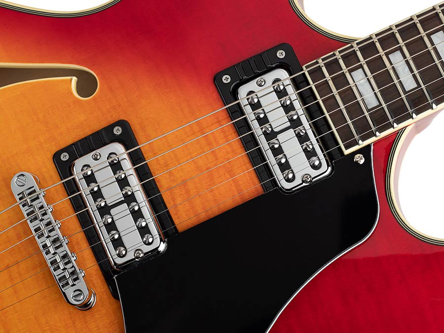 Sire Guitars - H7t/cs - Electric Archtop Guitar with Tremolo – Cherry Sunburst