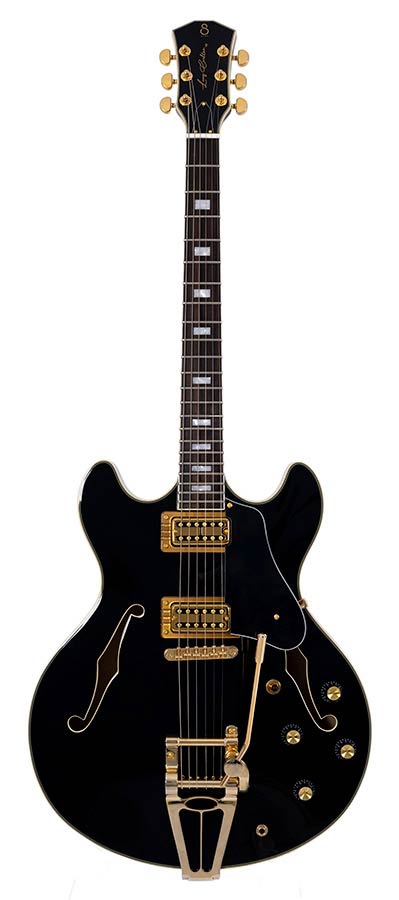 Sire Guitars - H7T/BK - electric archtop guitar with tremolo – Tremolo, Black