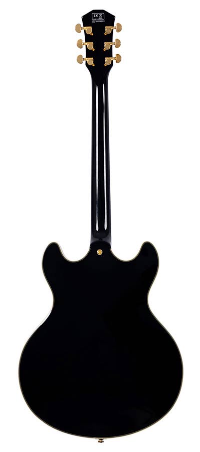 Sire Guitars - H7t/bk - Electric Archtop Guitar with Tremolo – Tremolo, Black