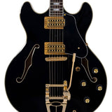 Sire Guitars - H7t/bk - Electric Archtop Guitar with Tremolo – Tremolo, Black