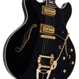 Sire Guitars - H7t/bk - Electric Archtop Guitar with Tremolo – Tremolo, Black