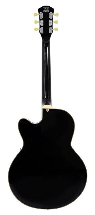 electric archtop guitar, black