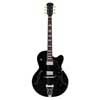 electric archtop guitar, black