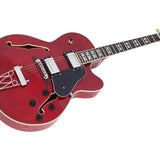 Sire Guitars - H7f/str - Electric Archtop Guitar – Through Red