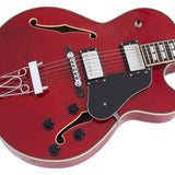 Sire Guitars - H7f/str - Electric Archtop Guitar – Through Red