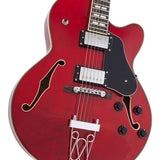 Sire Guitars - H7f/str - Electric Archtop Guitar – Through Red
