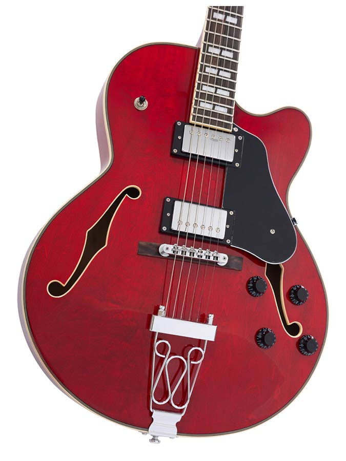Sire Guitars - H7f/str - Electric Archtop Guitar – Through Red