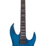Sire Guitars - X5/TBLS - mahogany + ash electric guitar – Transparent Blue